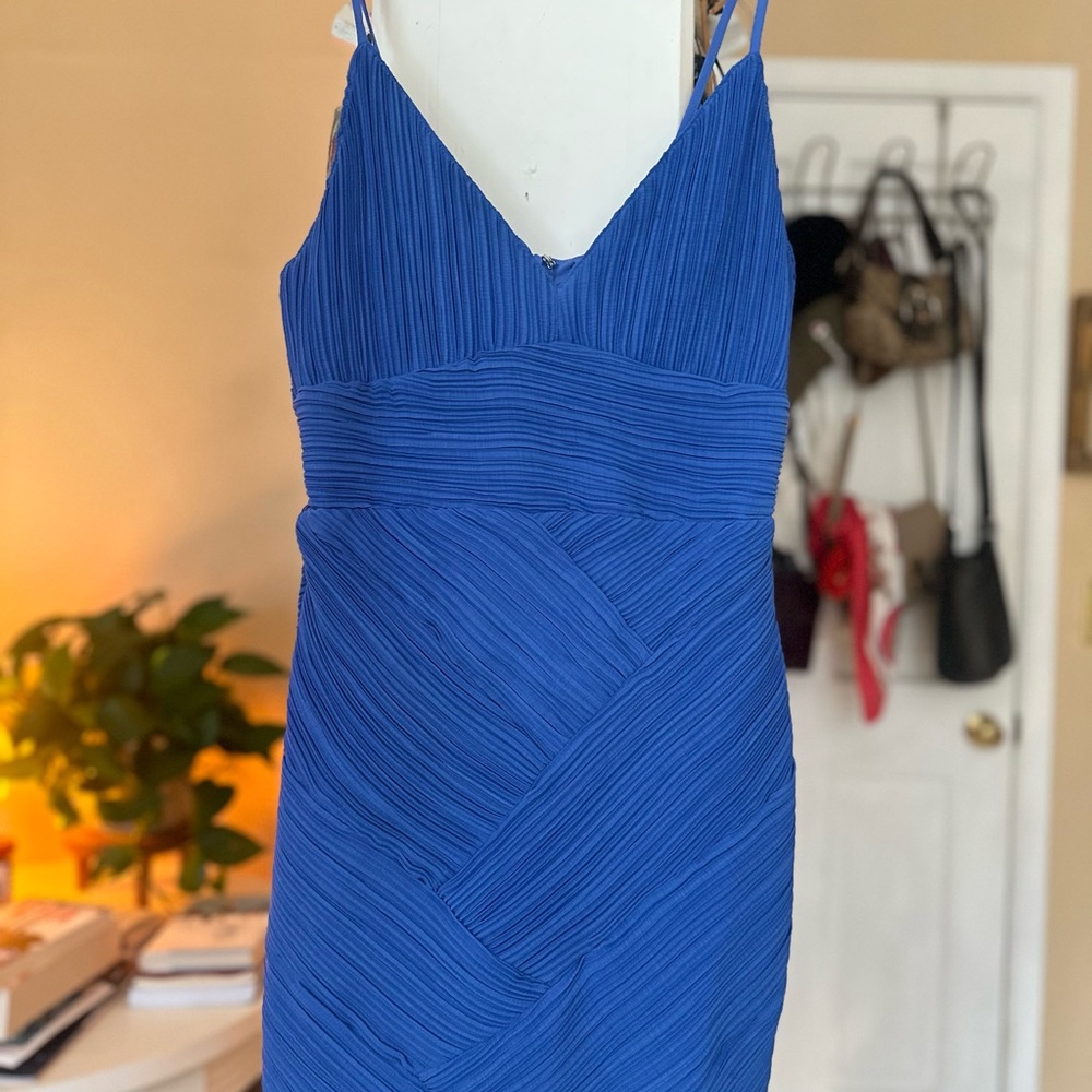 Blue Sleeveless Spaghetti Strap Mini Dress Size Small Do+Be